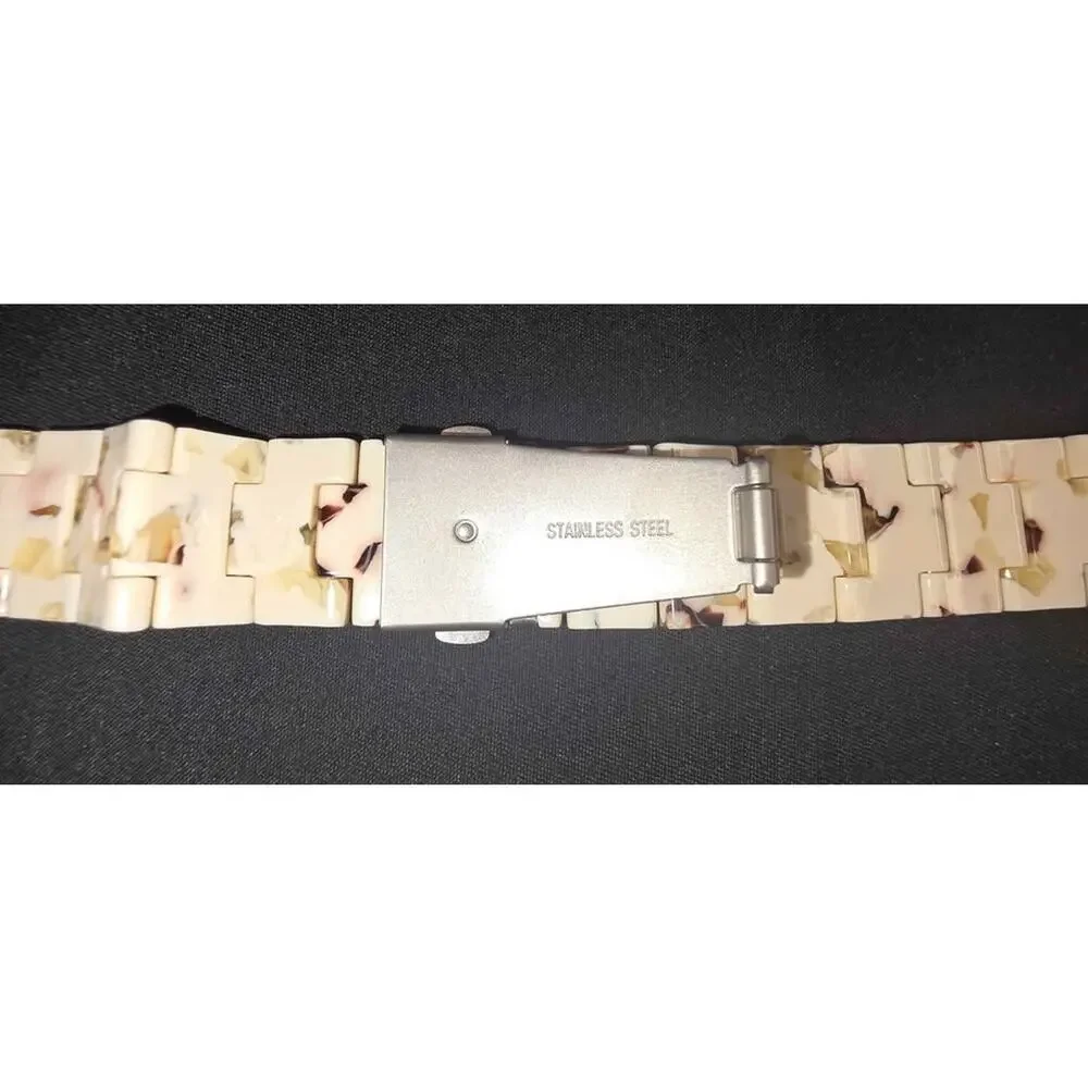 Resin Tortoiseshell Smartwatch Band with Adjustment Tool